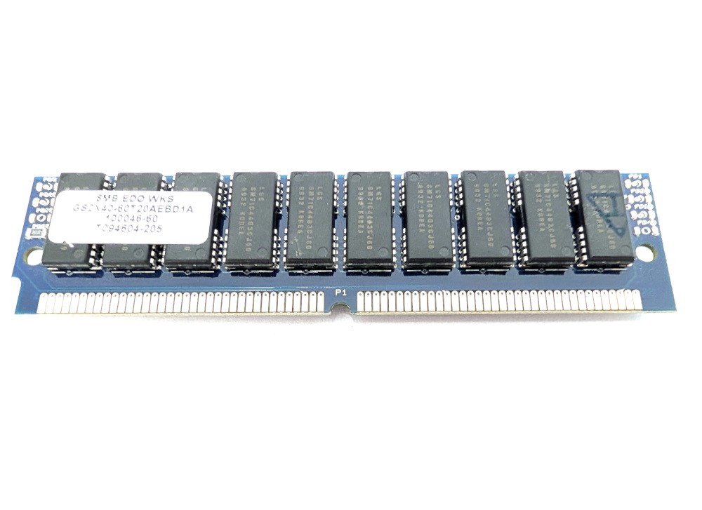 WKS GS2X40-60T20AEBD1A 8MB EDO SIMM RAM 60ns 2Mx40 Dual-Sided