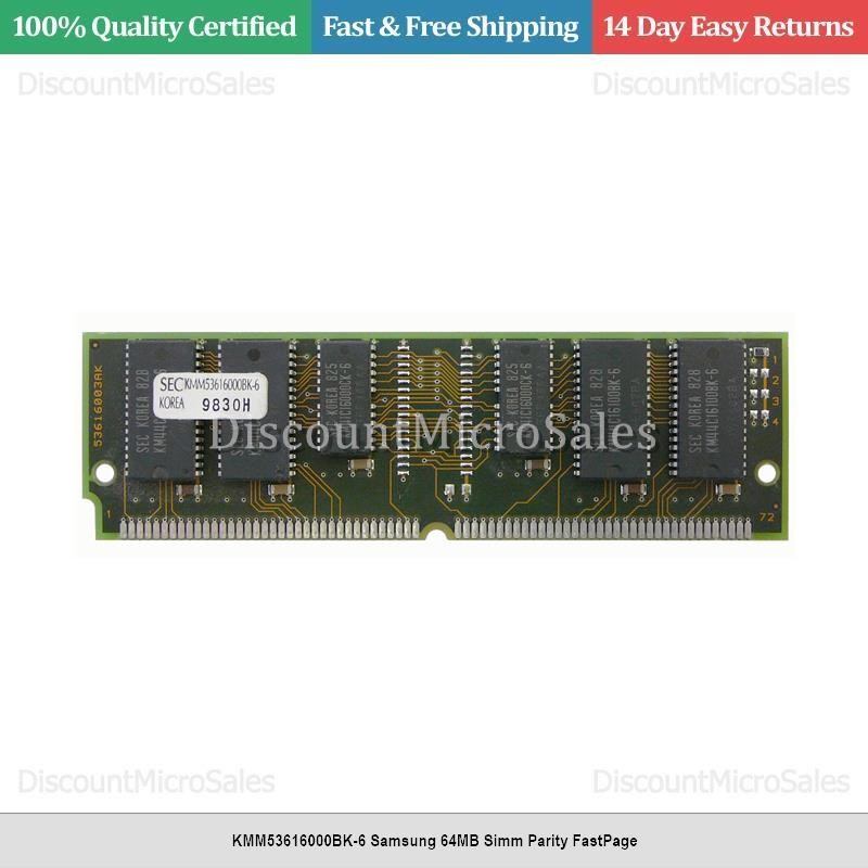KMM53616000BK-6 Samsung 64MB Simm Parity FastPage