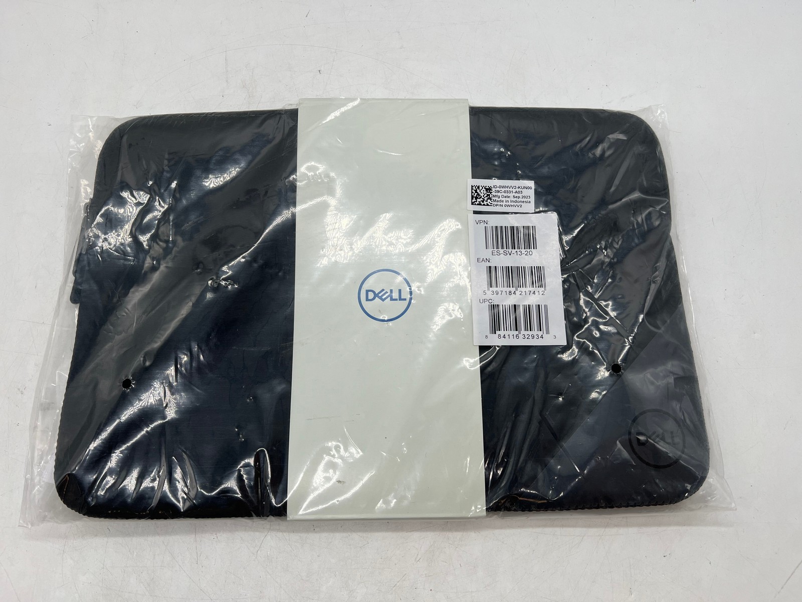 NEW Dell ES-SV-13-20 13" Carrying Sleeve Case Water Resistant Neoprene Black