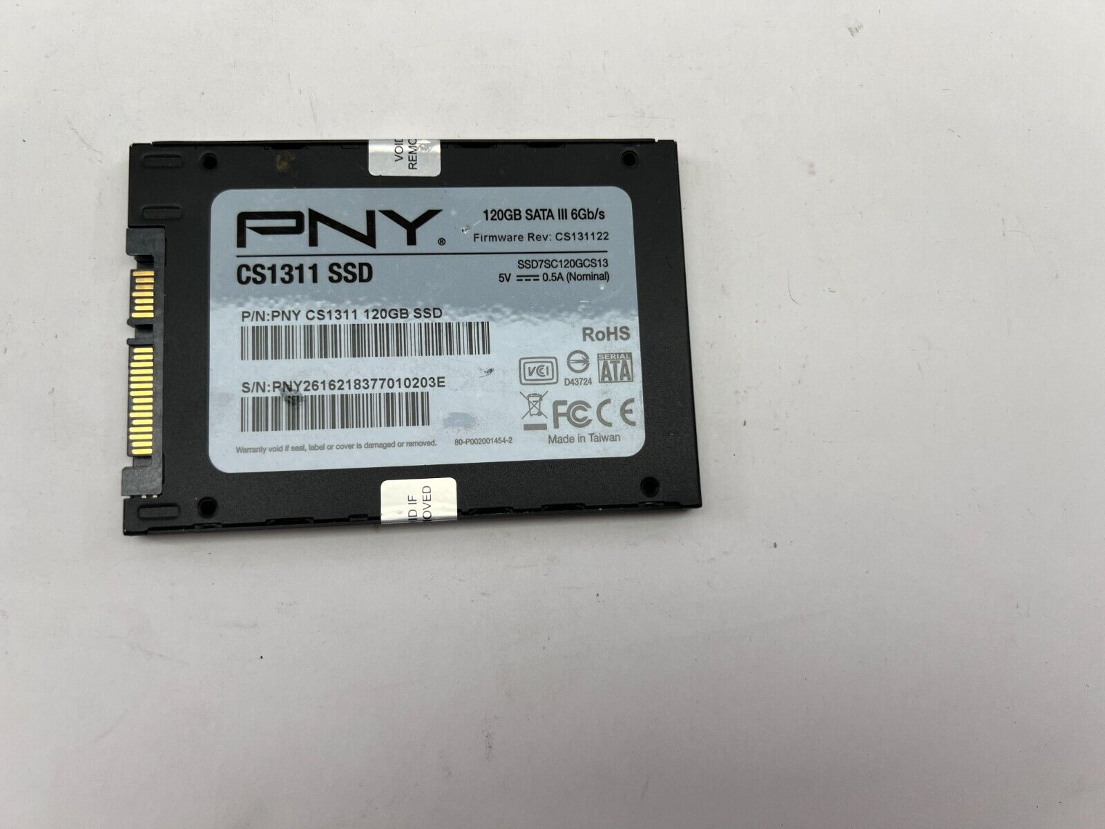 PNY CS1311 SSD 120GB SATA III Internal Laptop 2.5