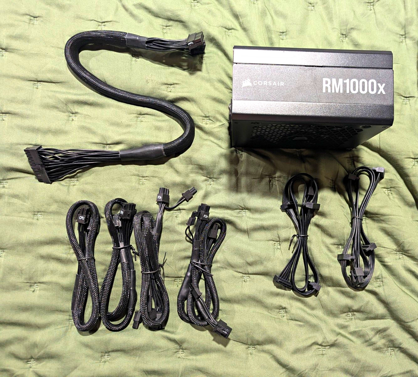 Corsair RM1000x 1000W ATX Modular Power Supply Black CP-9020201
