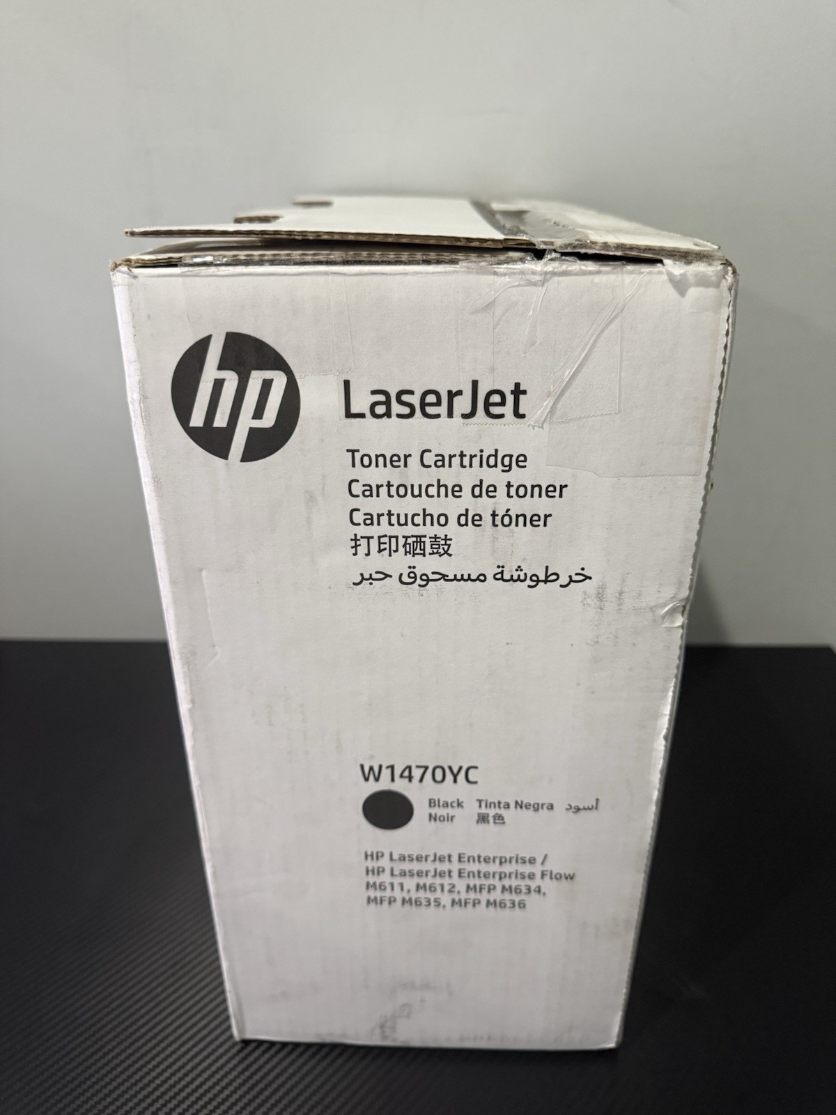 HP 147X Black Toner Cartridge W1470YC LaserJet M611DN M634h M636 New Open Box