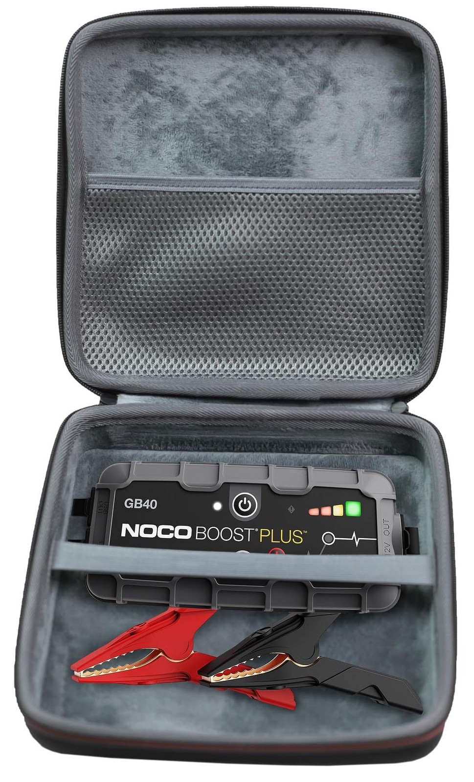 Car Jump Starter Case for NOCO GB20 GB40, Black EVA Protective Storage Bag