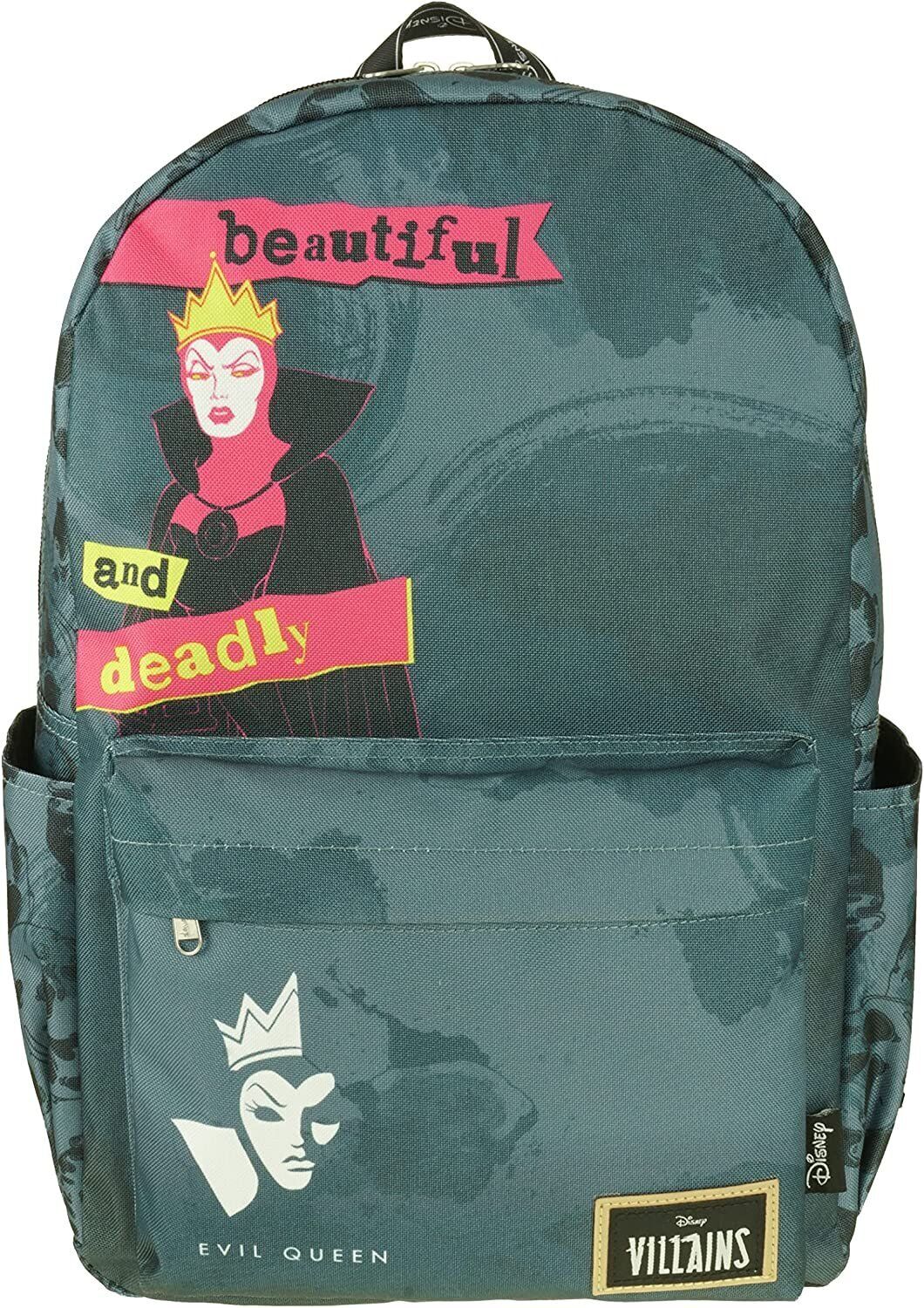 Classic Disney Villains Backpack with Laptop Compartment for School, Travel,...