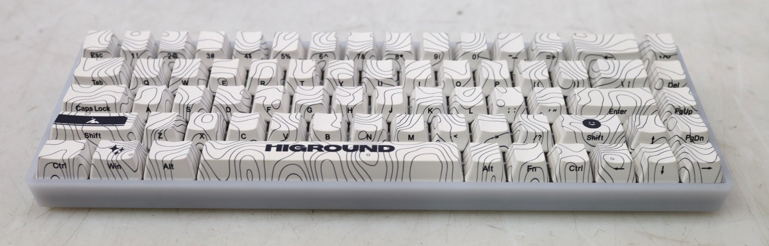 Higround Basecamp 65 SnowStone 65% Mechanical Gaming Keyboard