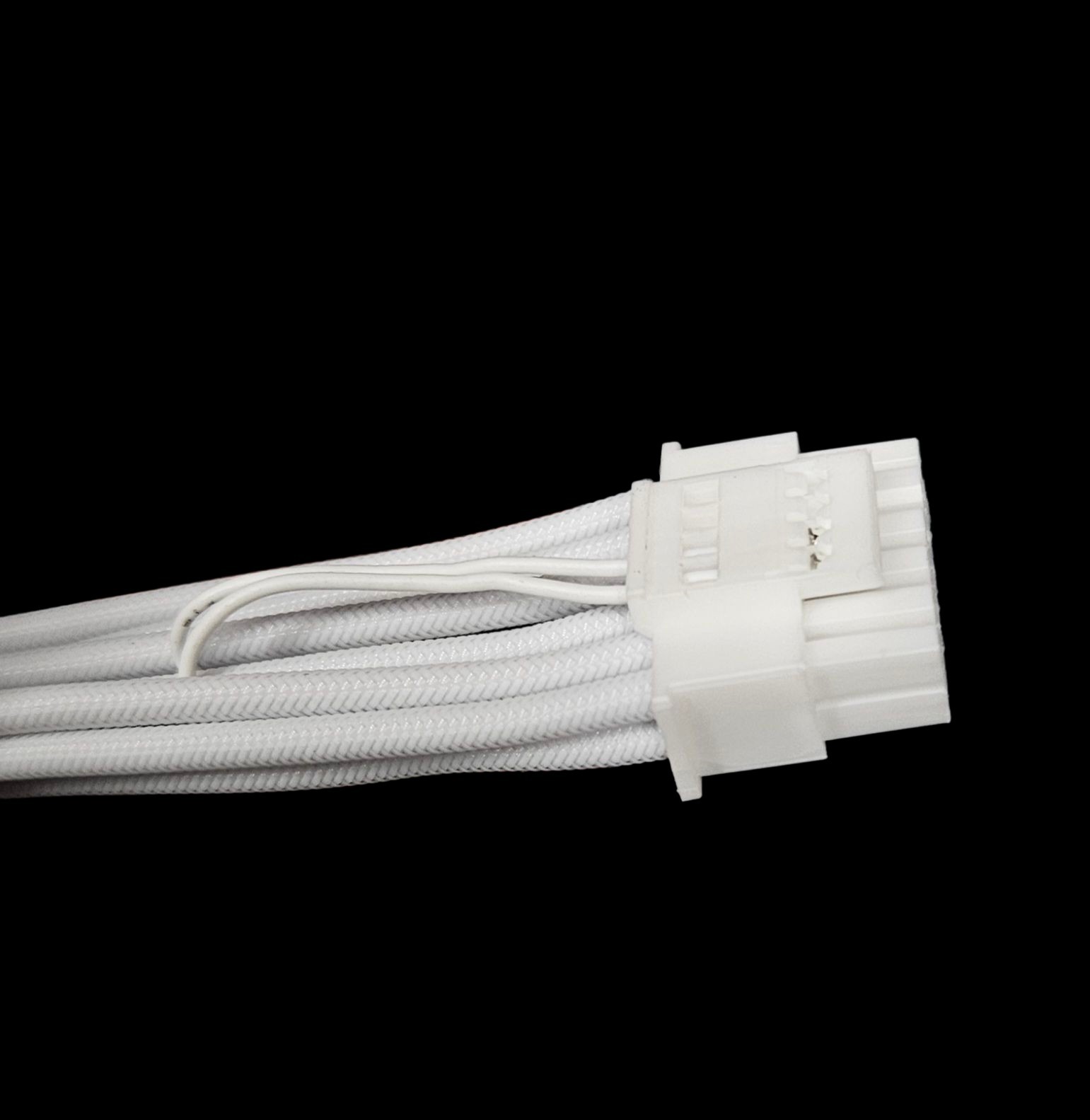 White 12VHPWR 16Pin to Triple 8 Pin PCIe GPU Power Cable 340mm