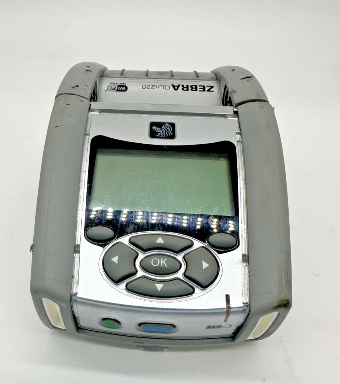 Zebra QLn220 Mobile Label Printer  ONLY Wi-Fi Bluetooth Gray Fair