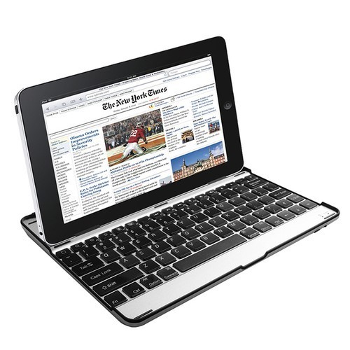 Ultra-thin Aluminum Wireless Keyboard Case Cover For ipad 2/3/4