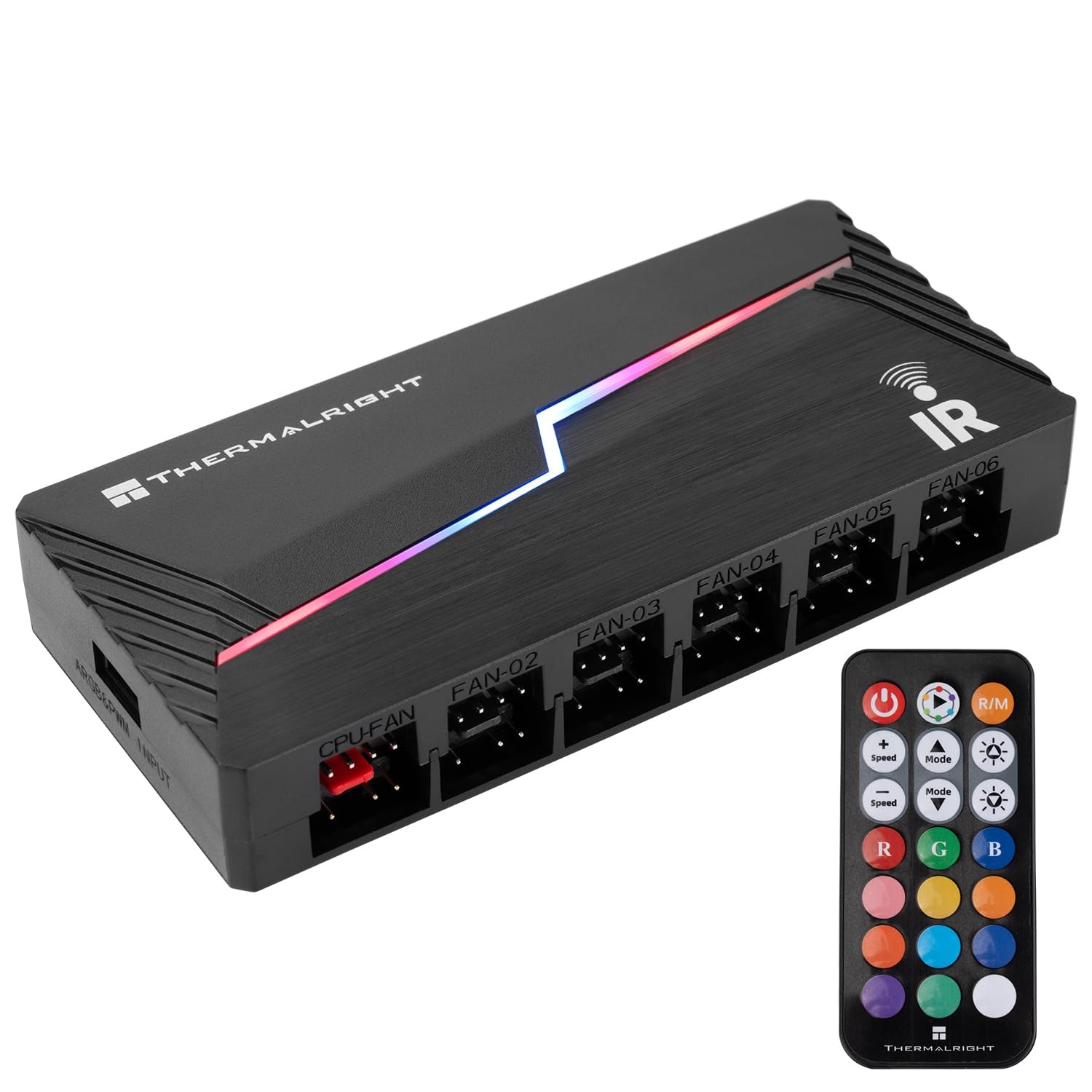 Thermalright ARGB and Fan HUB X12 IR Black Hub Controller Support 12