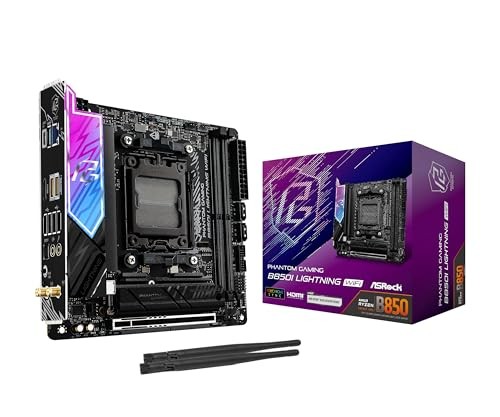 ASRock AMD B850i Lightning WiFi 6E Socket AM5 Ryzen 9000/8000/7000 Series DDR5