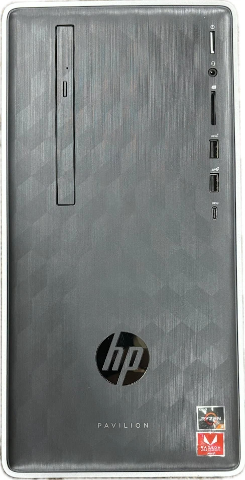 HP PC AMD Ryzen 3 2200G Radeon Vega 8 256GB SSD 8GB RAM 1TB Win11 590-p0103wb