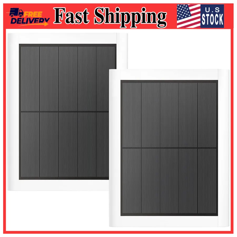 Ring Solar Panel 2nd Gen 2-Pack for Stick Up and Spotlight Cam White 5W 12ft
