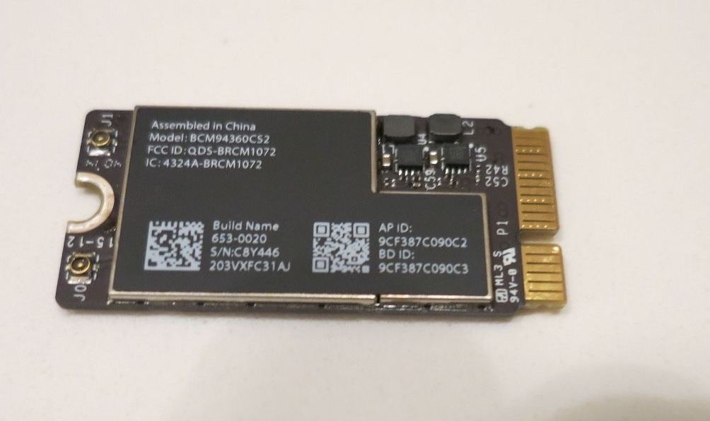 👍AIRPORT BLUETOOTH 4.0 WIFI CARD BCM94360CS2 802.11ac mini PCI-E WiFi WLAN Card