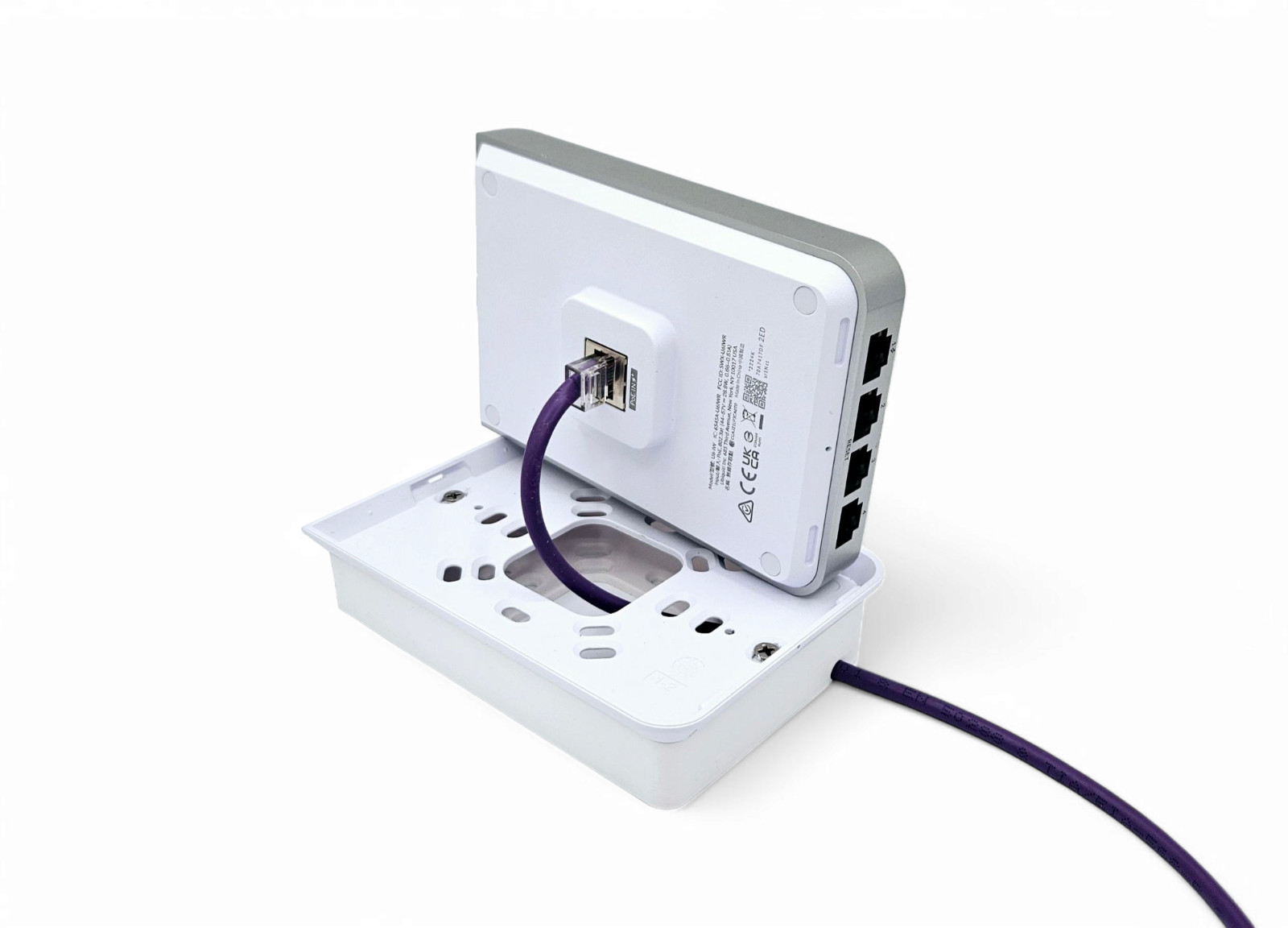 Surface Mount Junction Box Enclosure for Unifi U6 IW In Wall AP