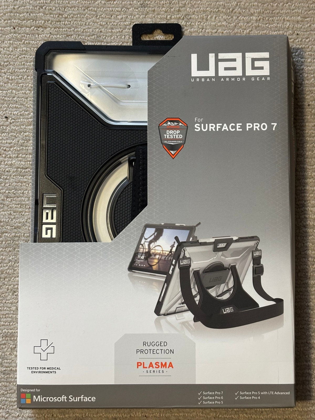 URBAN ARMOR GEAR Case for Surface Pro 7+/7/6/5(2017)/4 UAG-SFPROHSS-IC-1 - NEW