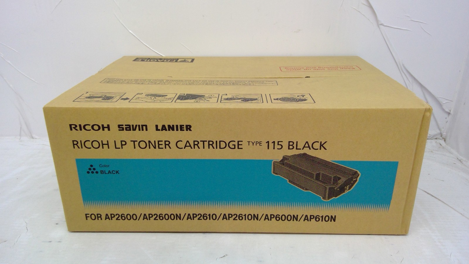 Genuine Ricoh Type 115 AP2600/610N Black Toner Cartridge 400759
