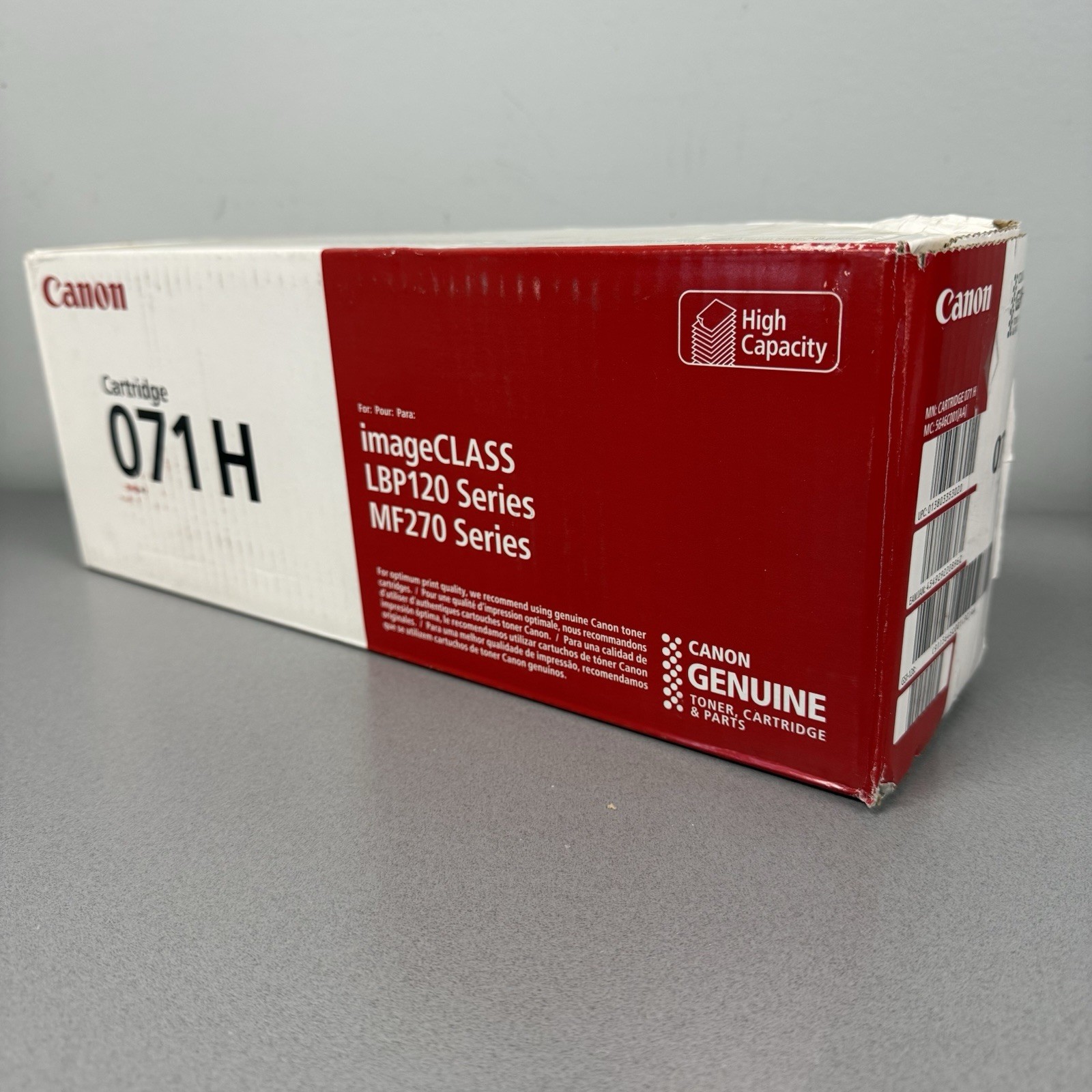 Canon 071 H 5646C001 Black High Capacity Toner Cartridge for imageCLASS LBP122