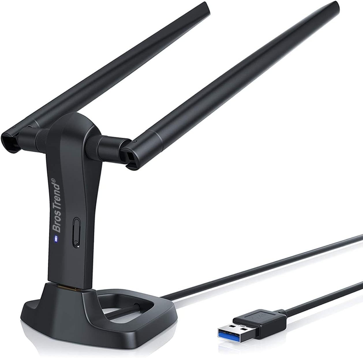 BrosTrend Linux WiFi Adapter for Ubuntu, Mint, Debian, Lubuntu, Black 