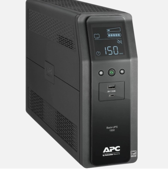 APC Back-UPS BN1500M2 1500VA 900W Battery Backup UPS Surge Protector 10 Outlets