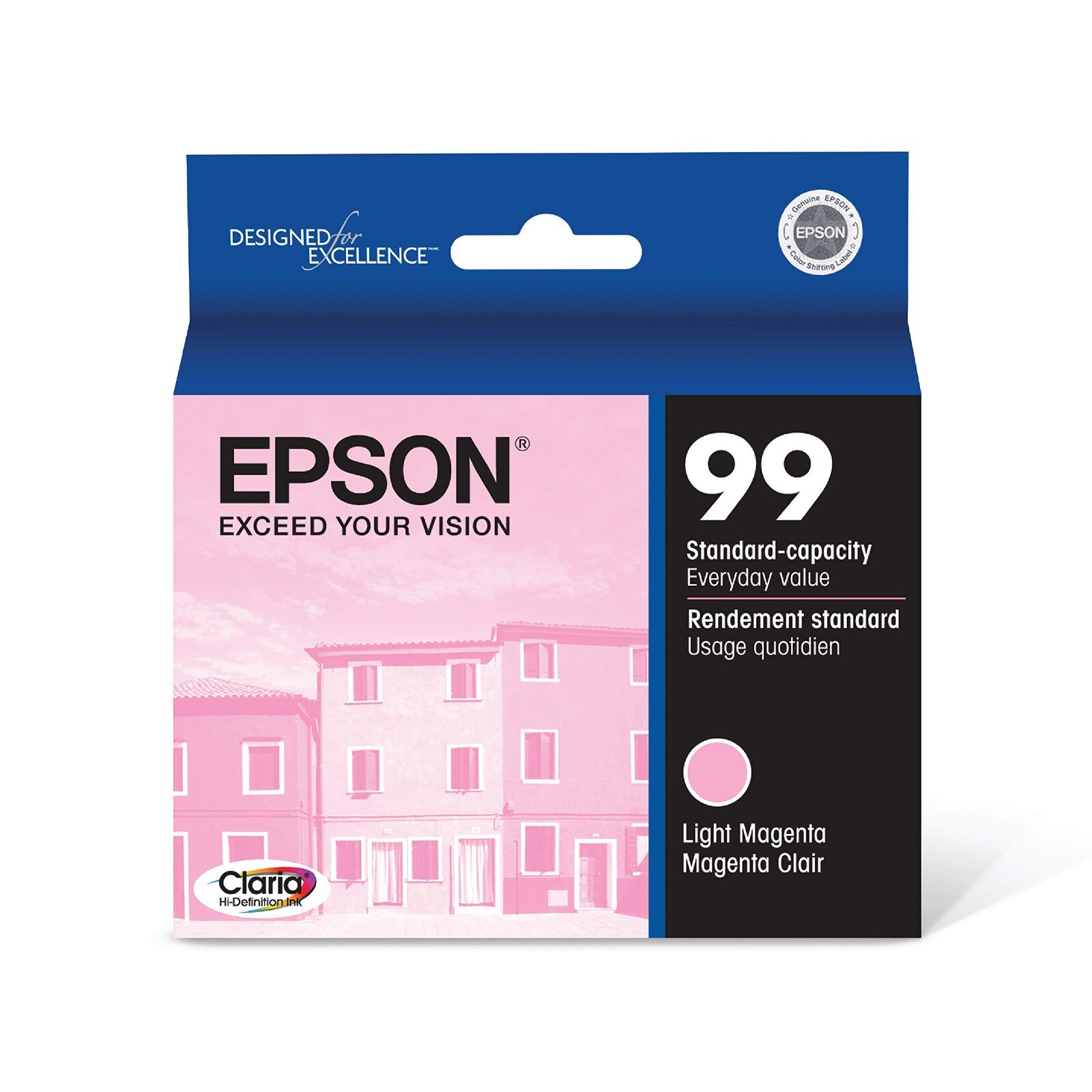 Brand New Sealed Genuine Epson 99 Light Magenta Claria Ink Cartridge