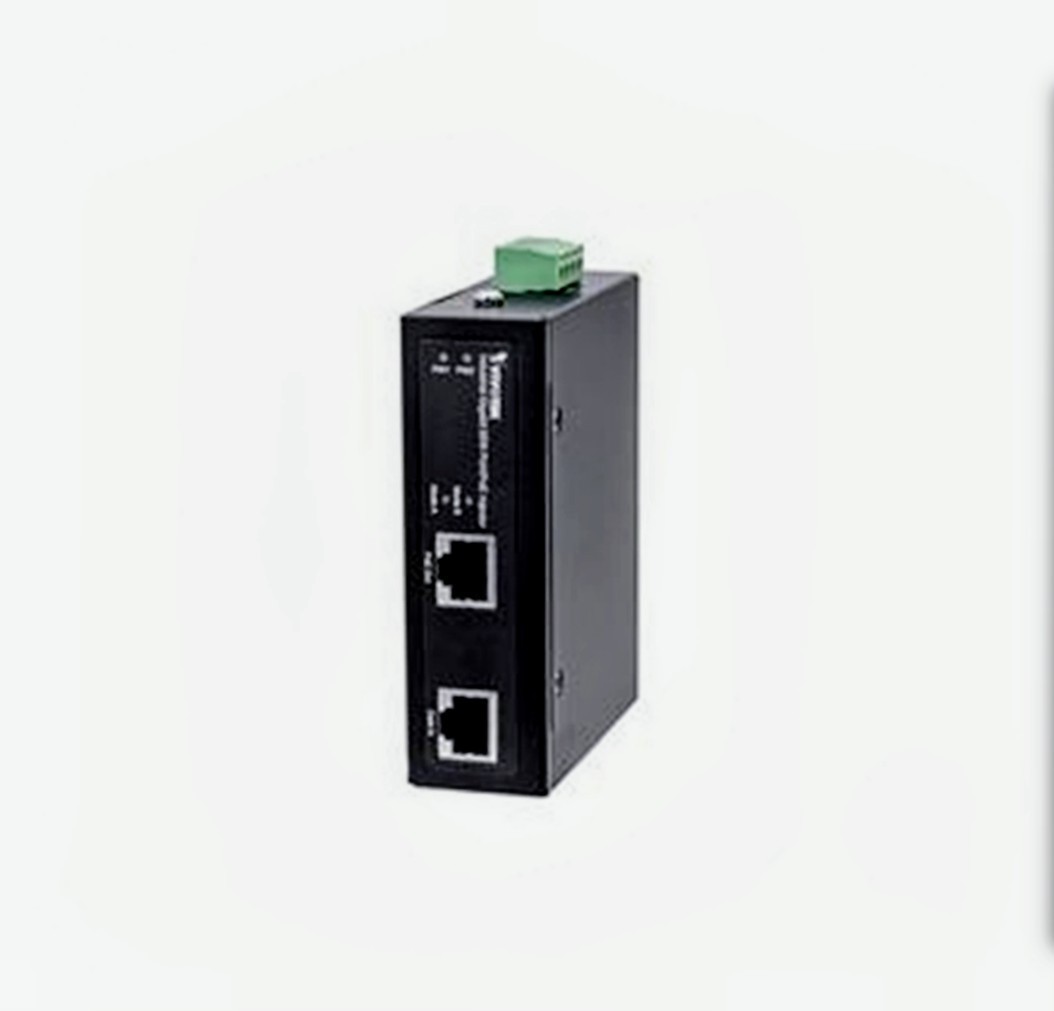 Vivotek AW-IHH-0100 Industrial Gigabit 95W PoH/PoE Injector 802.3at/af DIN Rail
