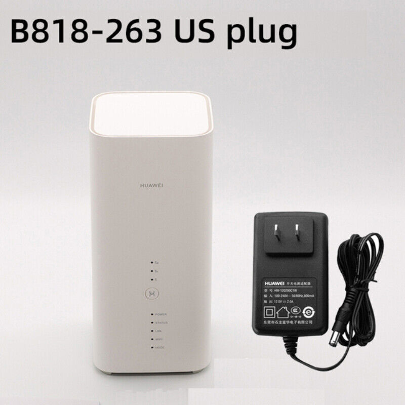 Unlocked Huawei B818-263 4G WiFi Router - CAT19LTE 600Mbps with RJ-45 Ethernet