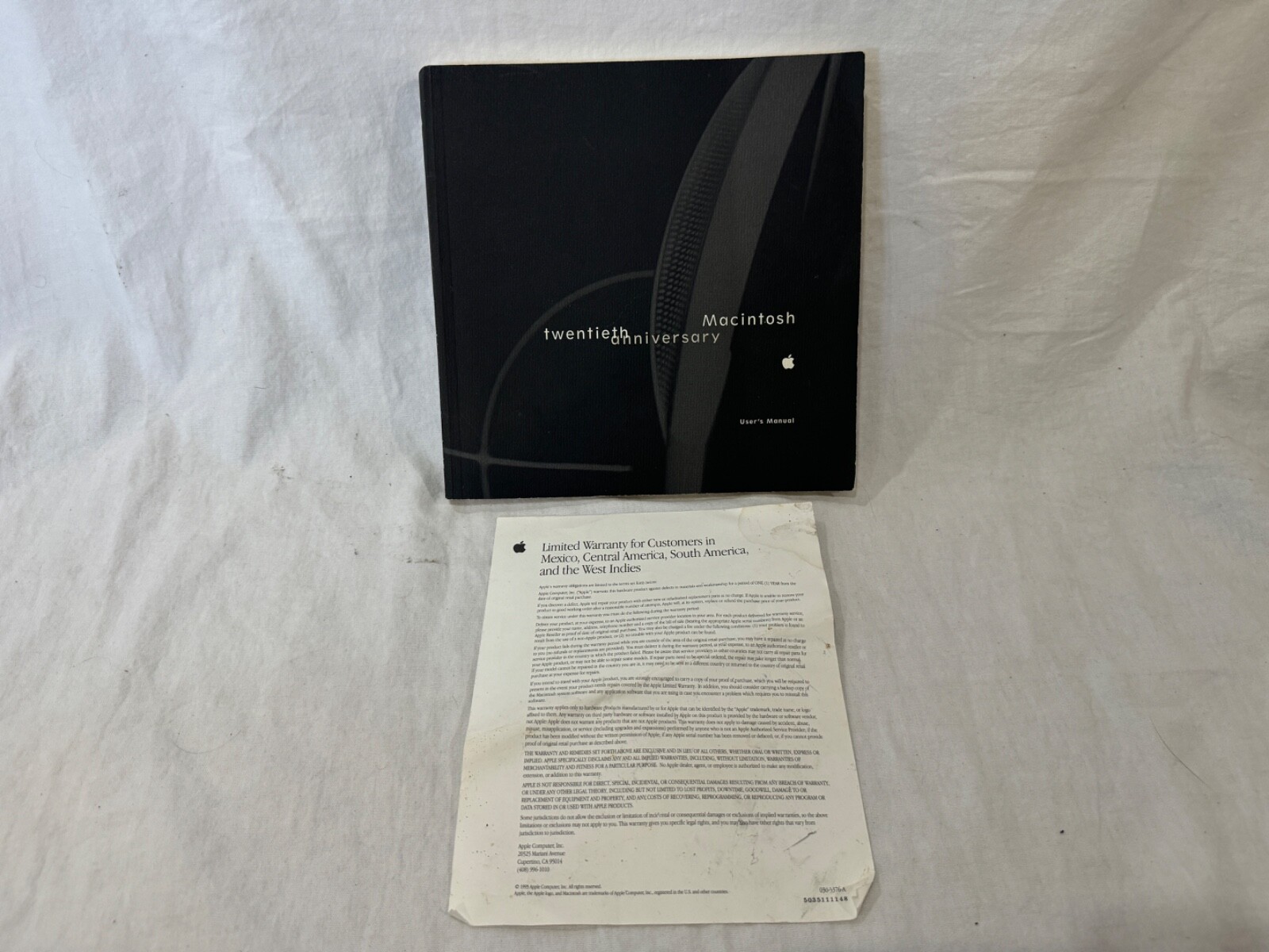 Rare Vintage Apple 20th Anniversary Macintosh Computer (TAM) Manuals