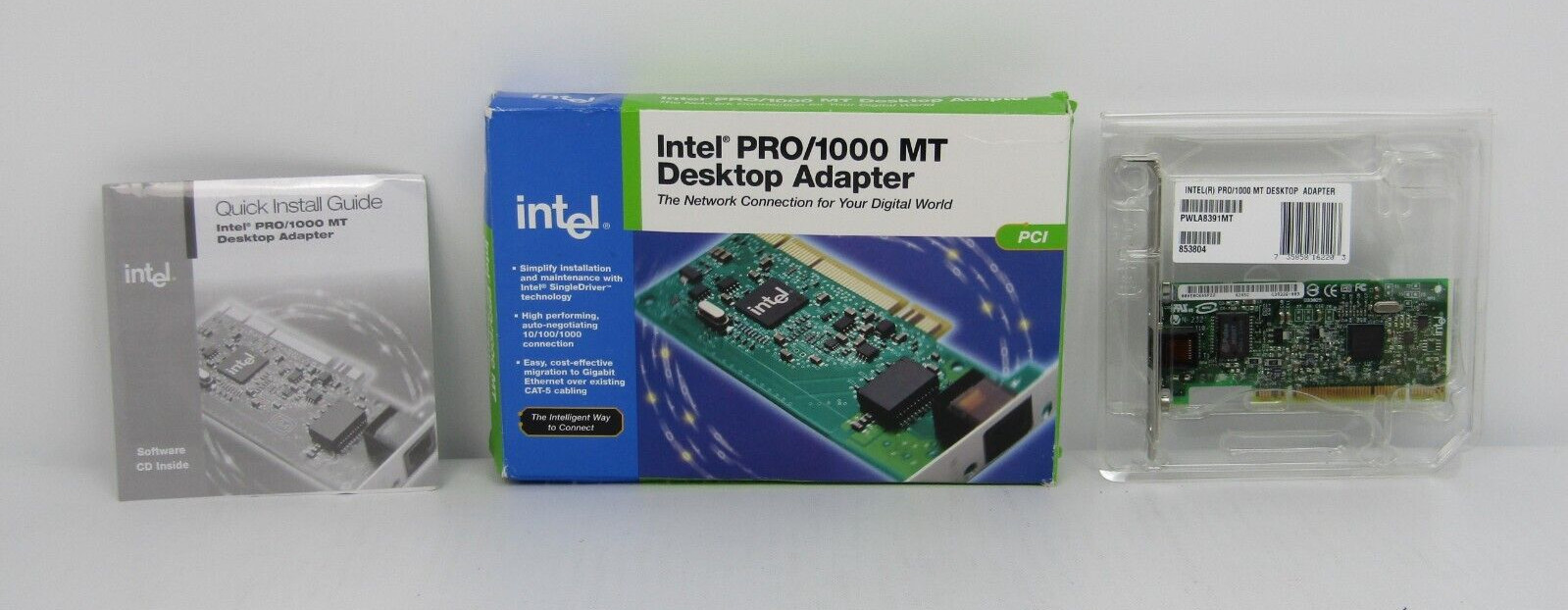 PWLA 8391MT Intel PRO/1000 MT Desktop Adapter Network  ( New )