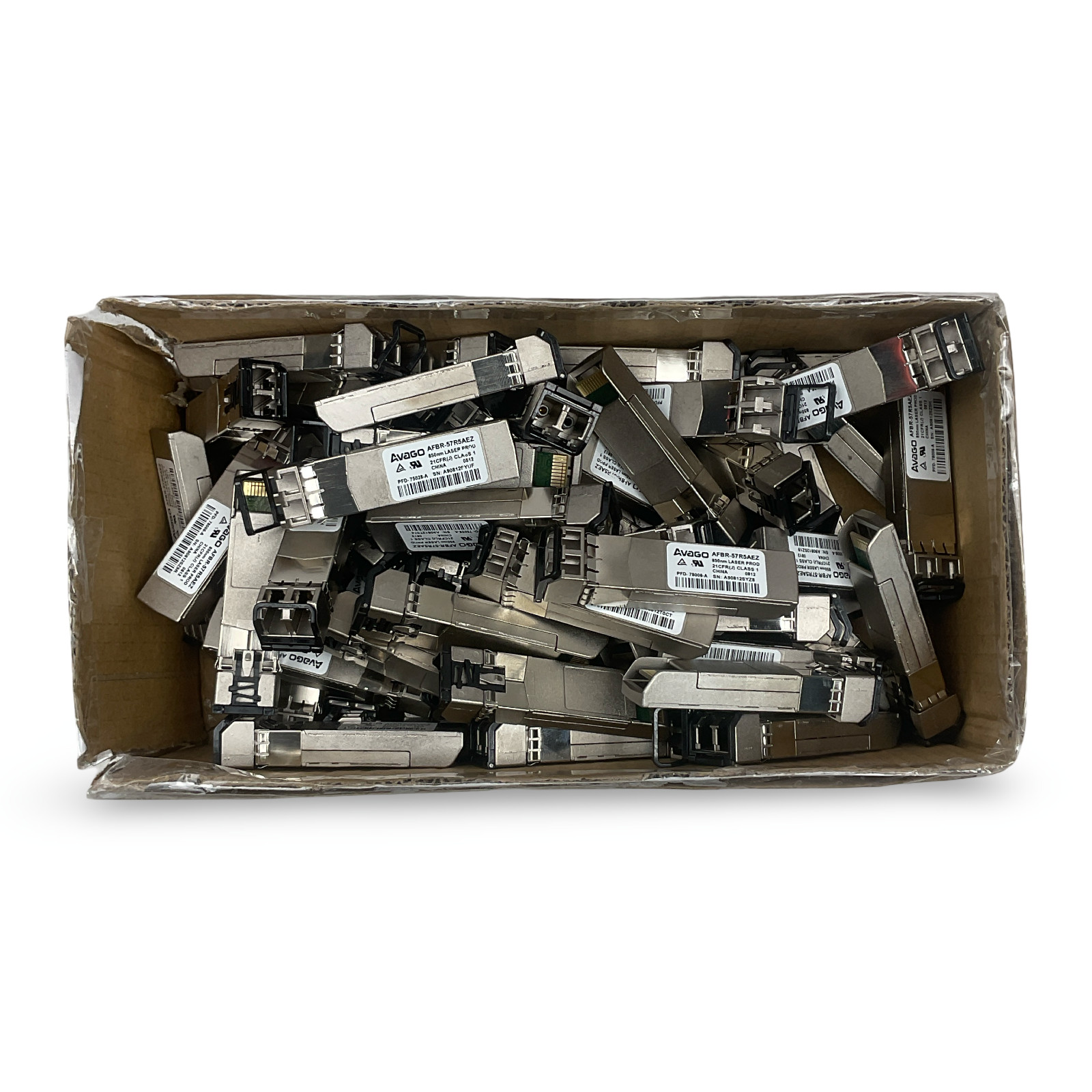 Lot of 87 Avago AFBR-57R5AEZ Transceiver Modules