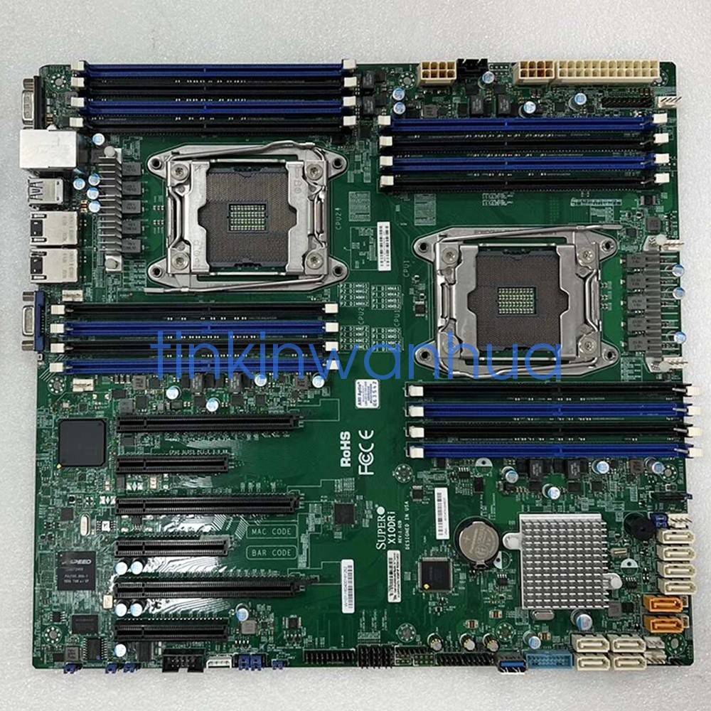 For Supermicro X10DRi Intel C612 Chipset LGA 2011 DDR4 E-ATX Server Motherboard