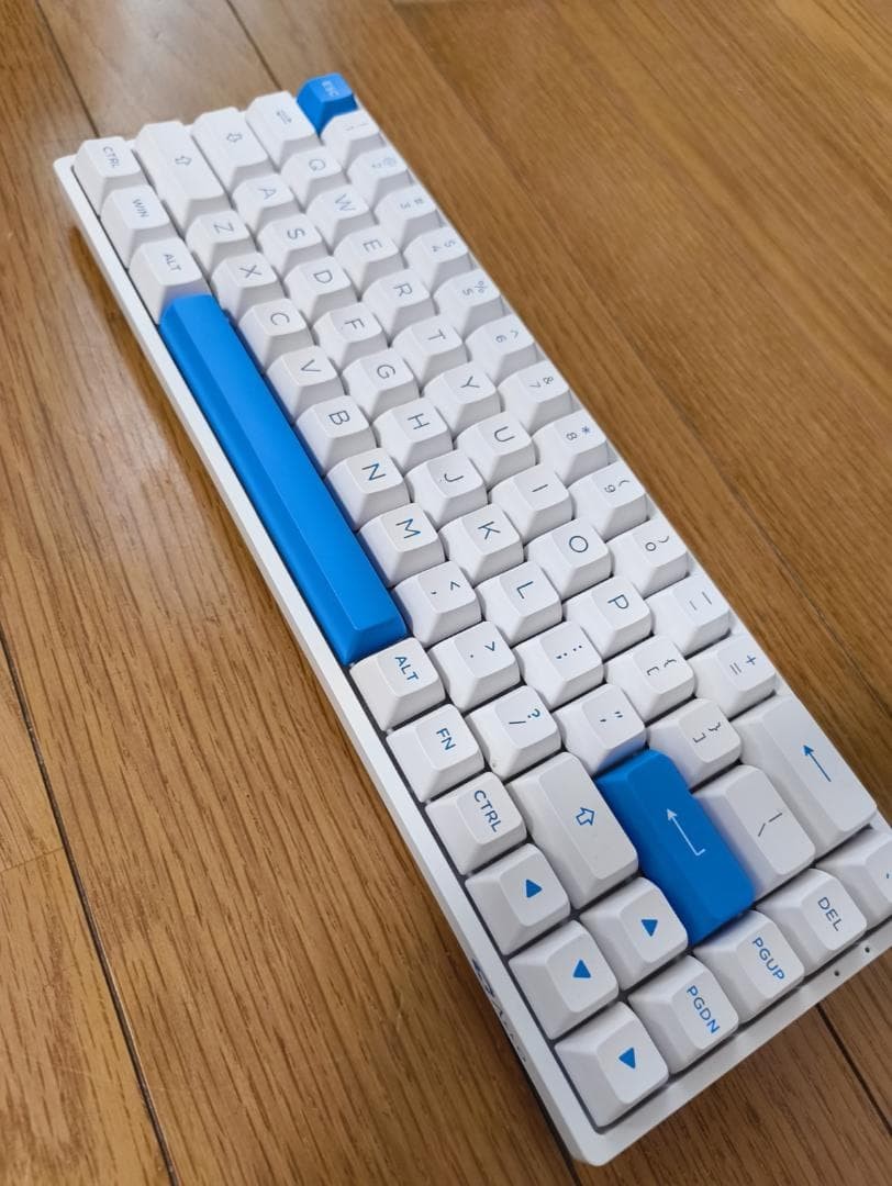 Akko 3068B Plus Mechanical Keyboard Blue On White Wireless English Layout