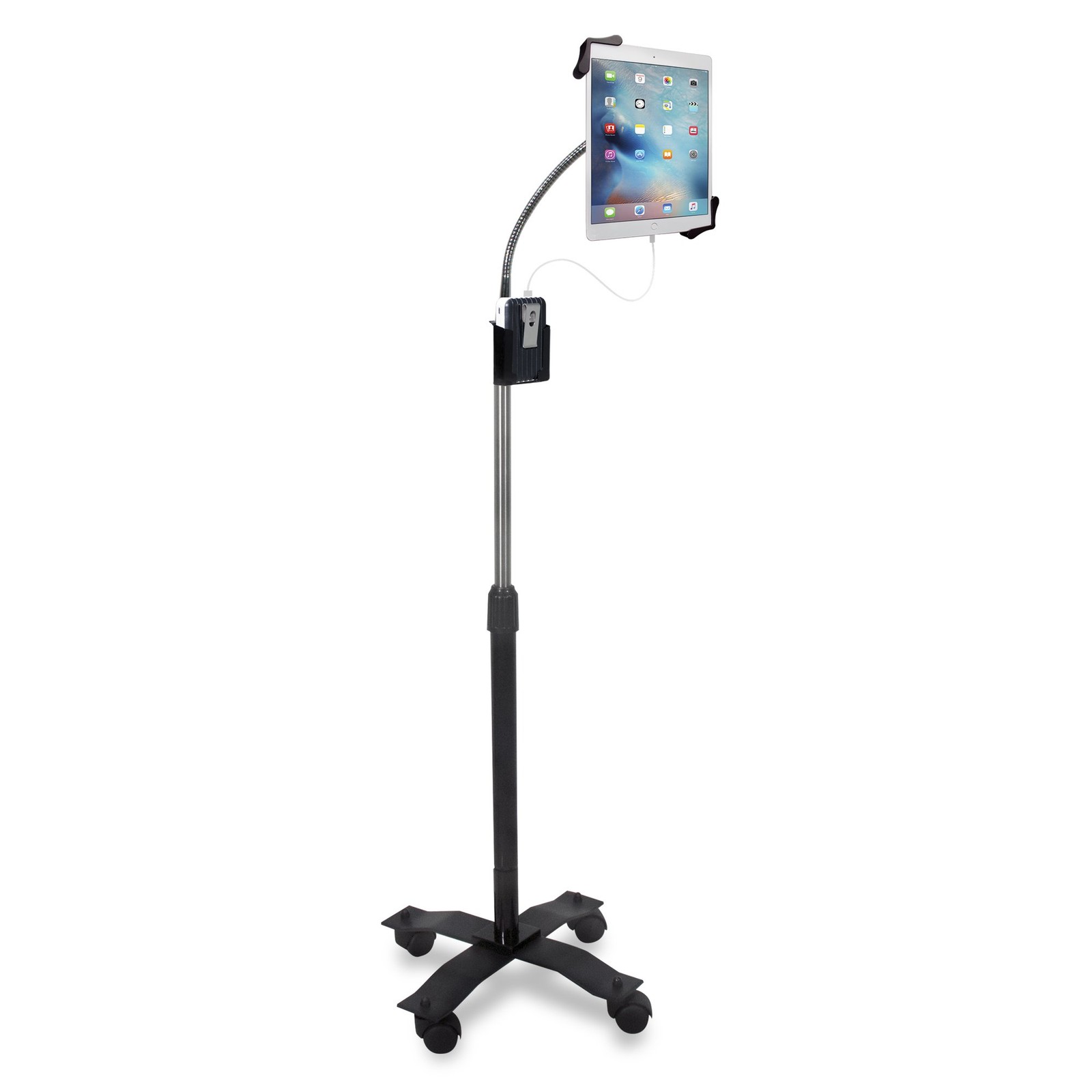 Gooseneck Floor Stand – CTA’s Compact, Adjustable Gooseneck with Swivel Caste...