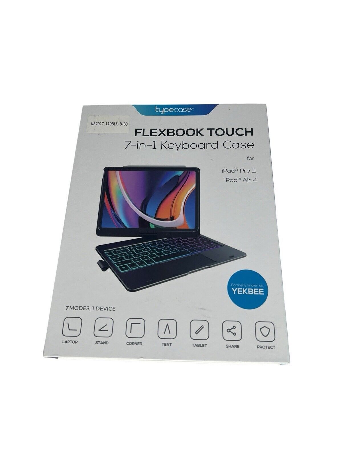 Typecase Flexbook Touch 7 in 1 Keyboard Case For iPad Pro 12.9