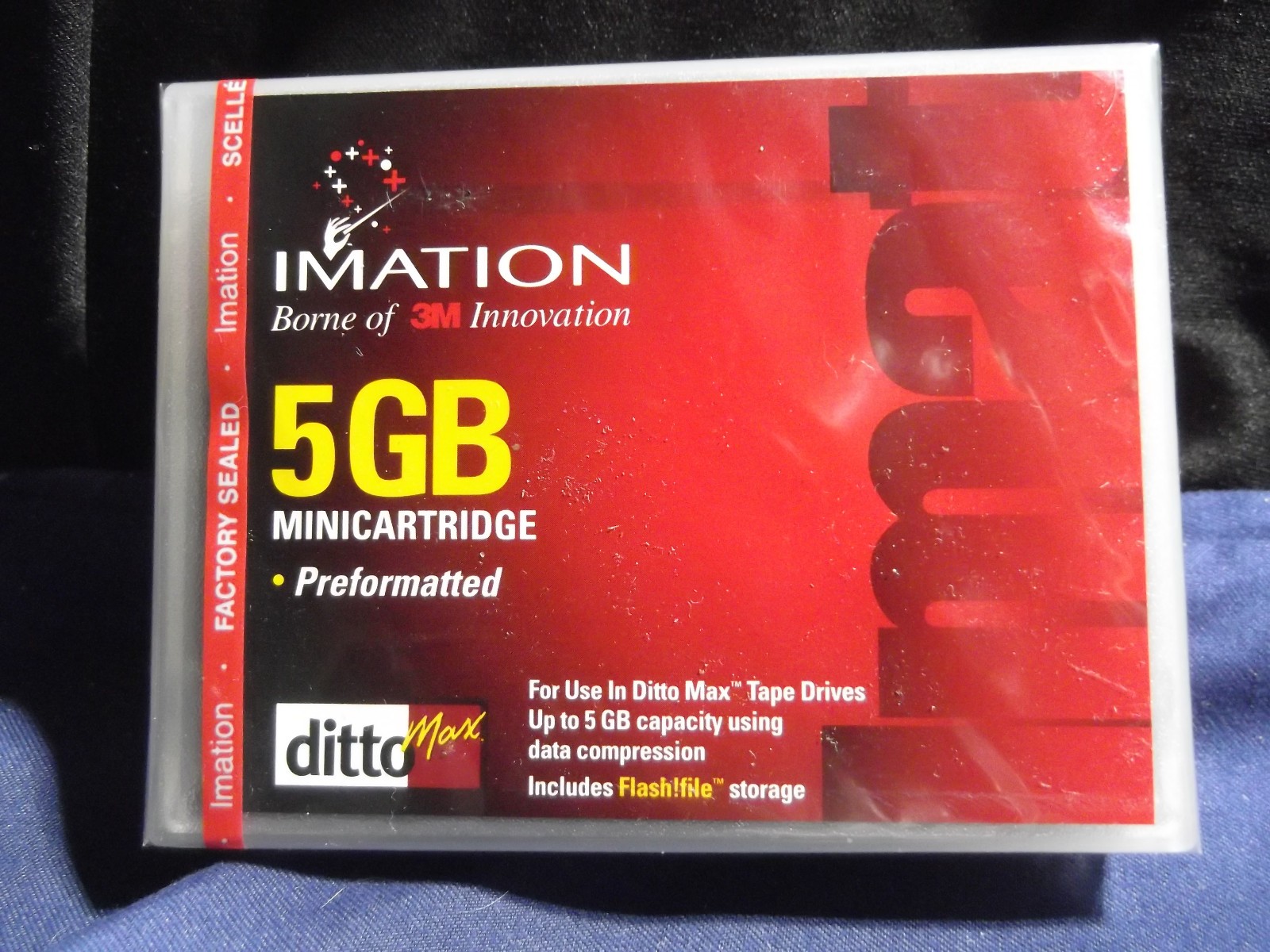 Imation 5 GB Ditto Max Mini Cartridge Preformatted File Storage New - Sealed