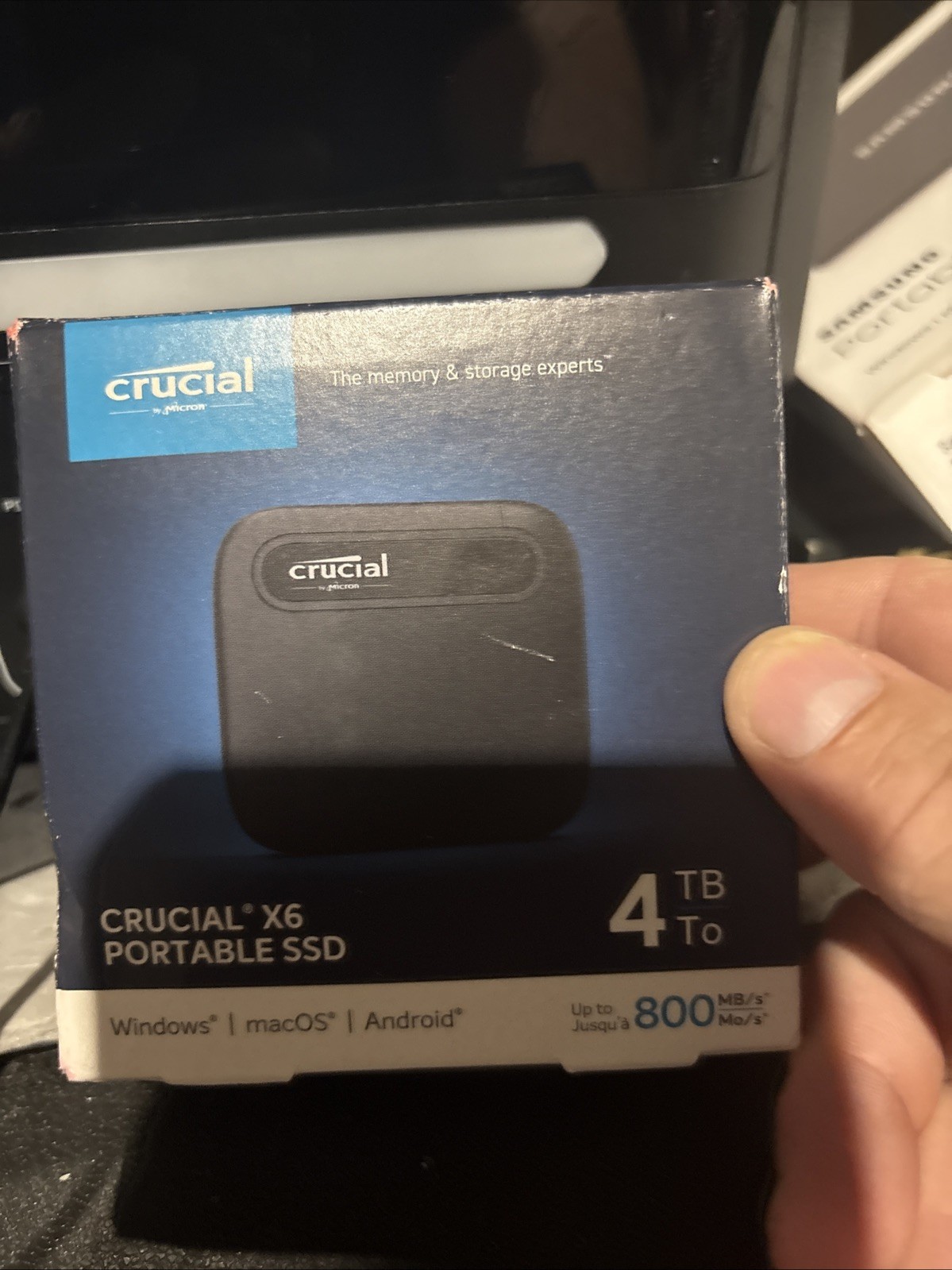 Crucial X6 Pro 4TB Portable External SSD