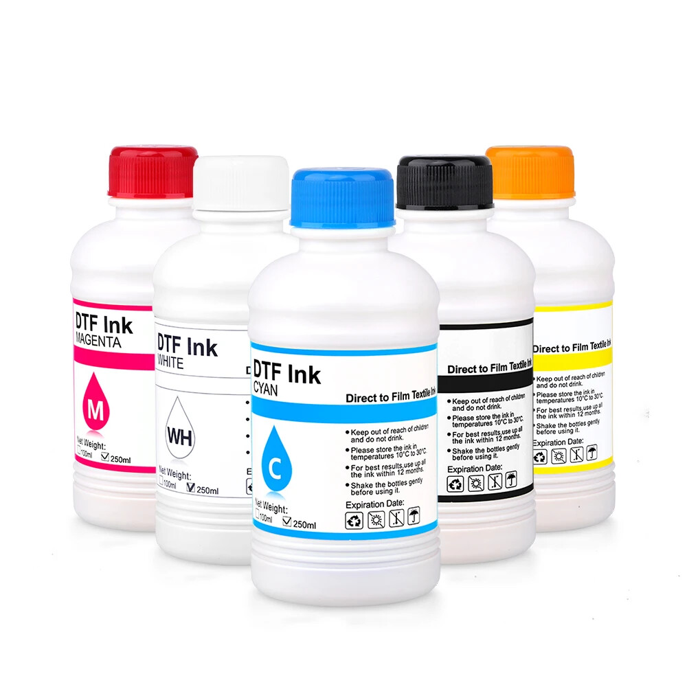 5x250ML DTF Premlum Ink for Eps XP 15000 I3200 DX5 L800 Inkjet Printer