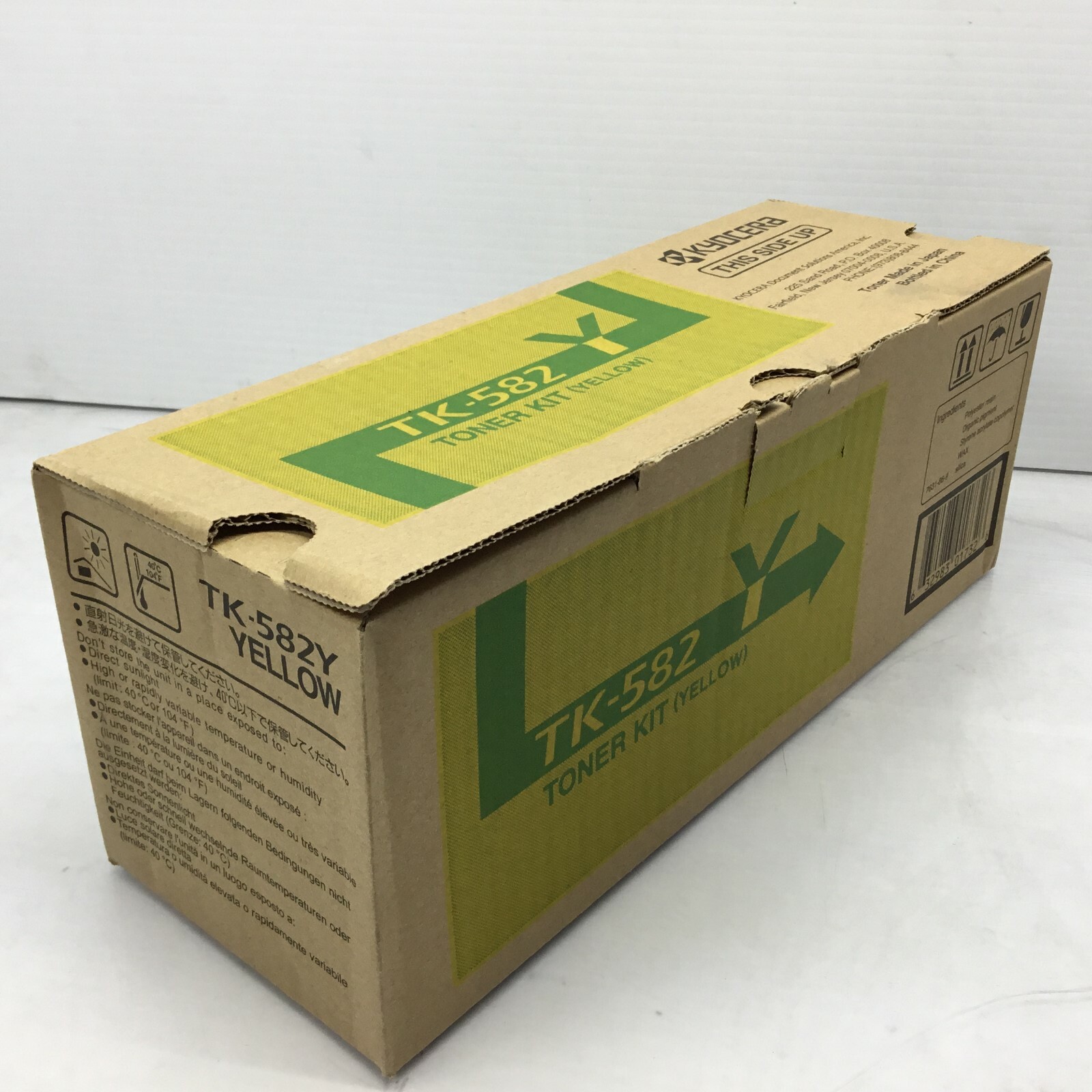 Kyocera Mita Yellow Toner TK-582Y  ECOSYS P6021cdn FS-C5150DN  1T02KTAUS0