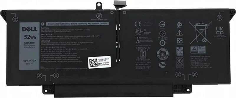 OEM Genuine Dell 52Wh JHT2H 35J09 Battery For Latitude 7410 7310 2-in-1 NEW US