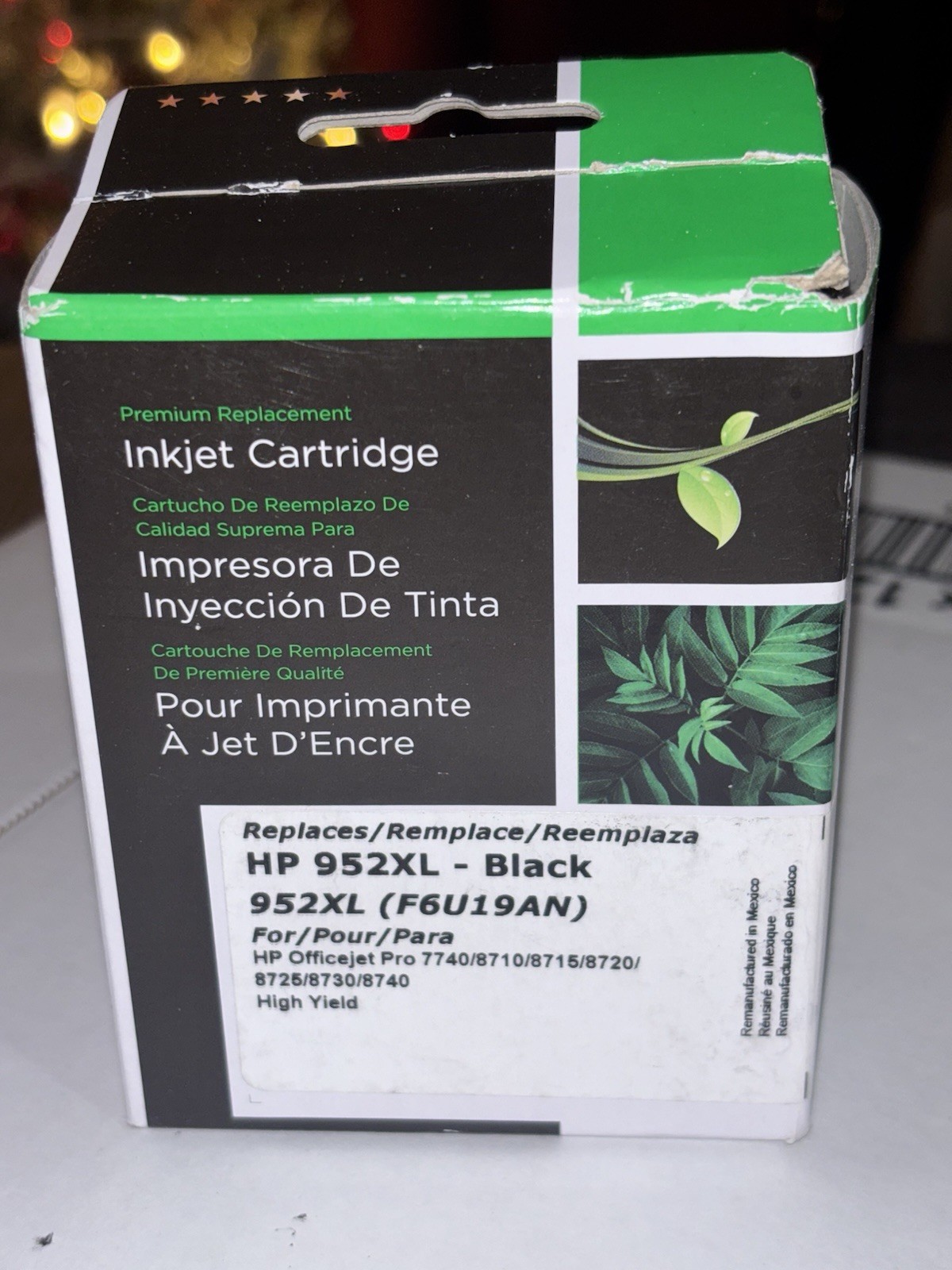 NEW Clover Replacement 952XL Black Ink Cartridge for HP US8