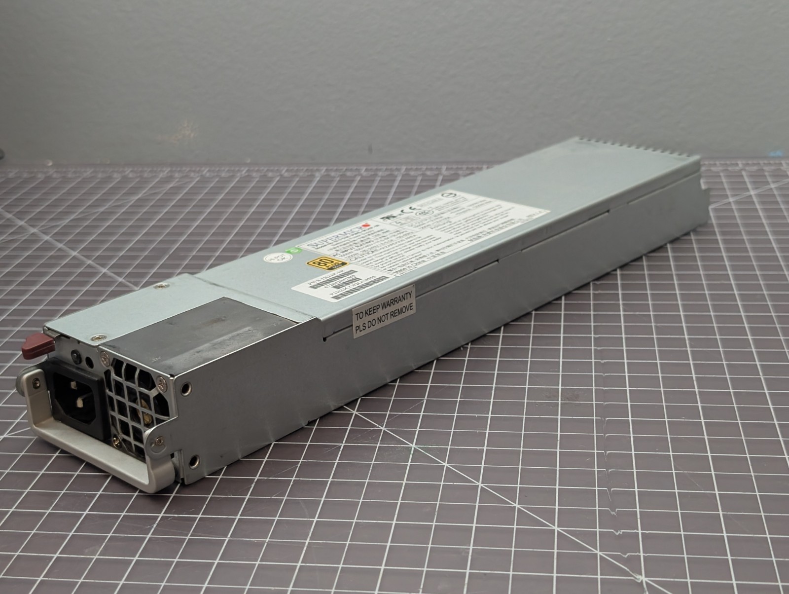 Supermicro PWS-1K21P-1R 1200W 1U Redundant  80 Plus Gold Switch Power Supply