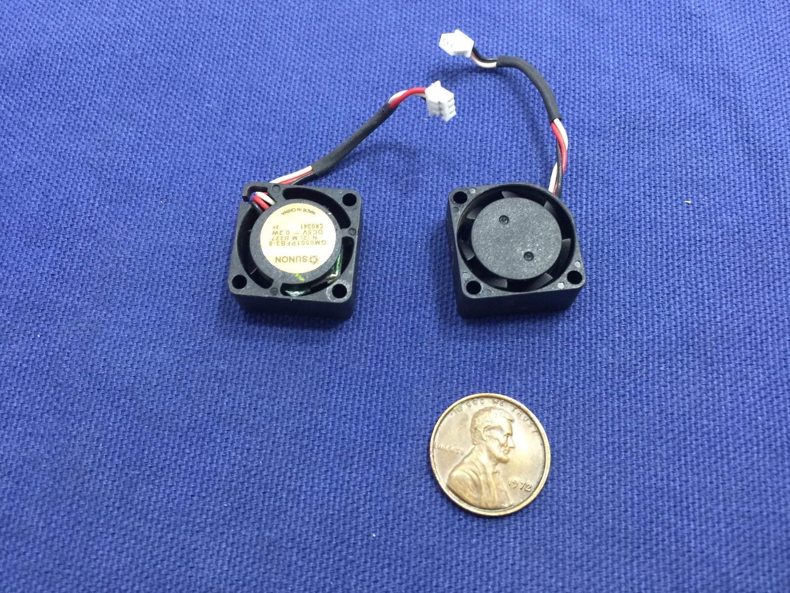 2 Pieces Sunon KD0501PFB3-8 5V 2010 20x20x10mm cooling fan small mini mico c12