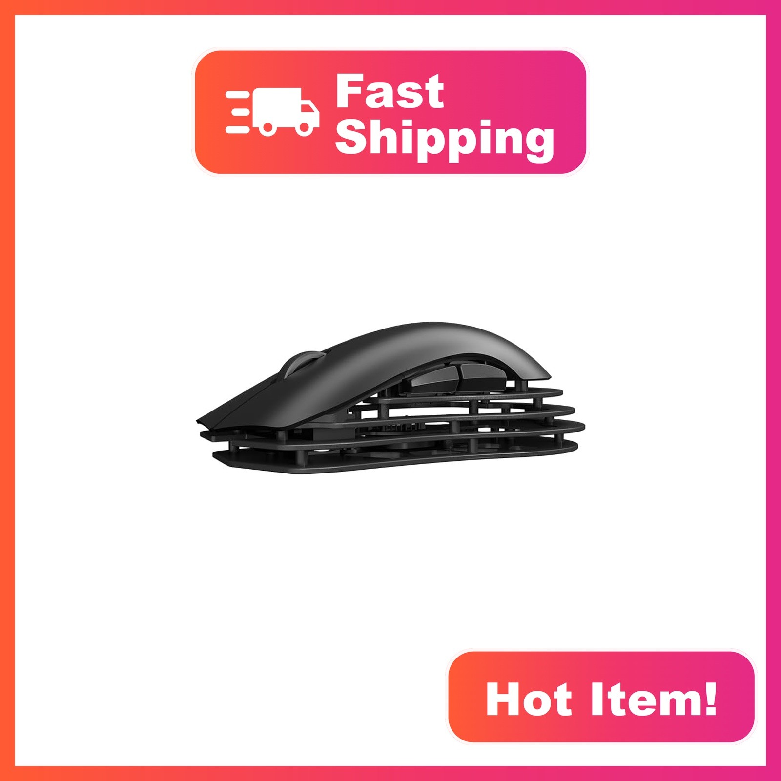 Ajazz M259 Magnesium Lightweight Mouse Black