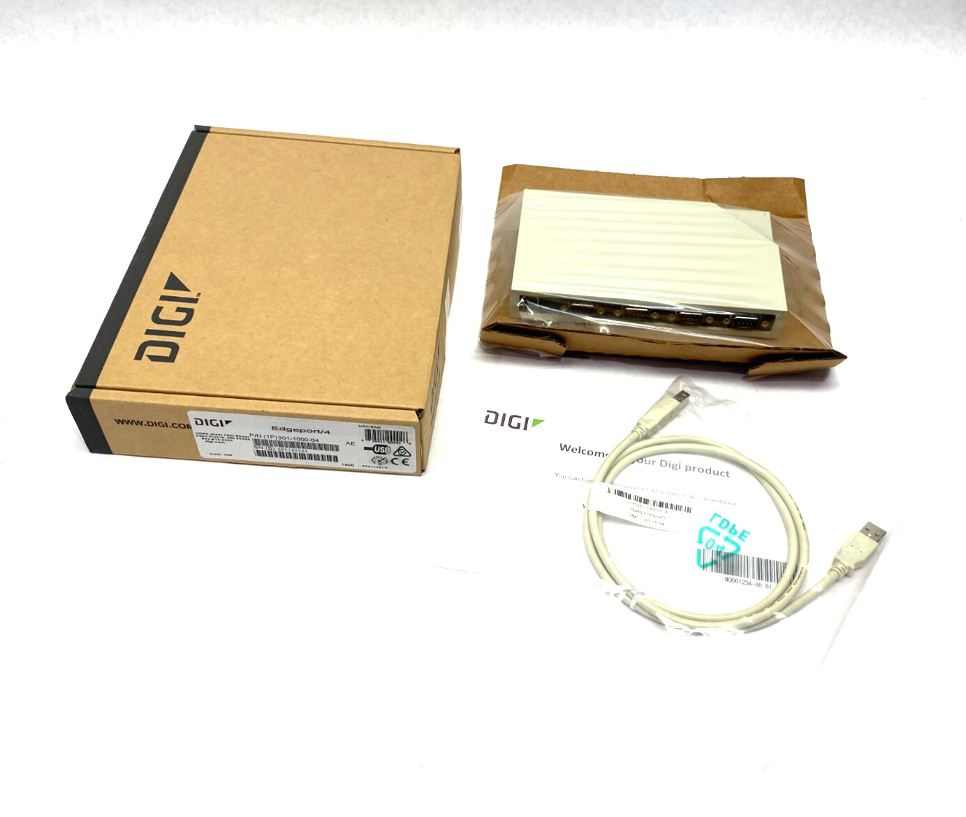 Digi 301-1000-04 Edgeport/4 Converter 4-Port RS-232 serial DB-9