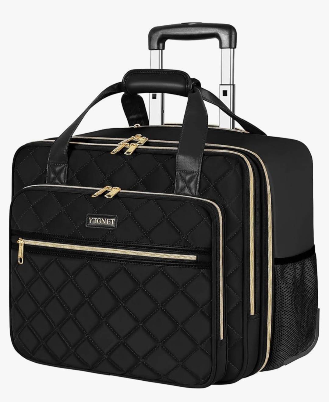 Rolling Briefcase for Women, Extra Large Rolling Laptop Computer Bag, Travel Bag