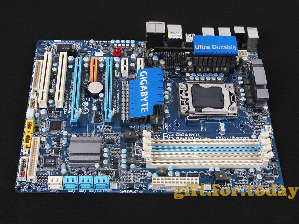Original Gigabyte GA-EX58-UD3R Intel X58 Motherboard LGA 1366 DDR3 with I/O