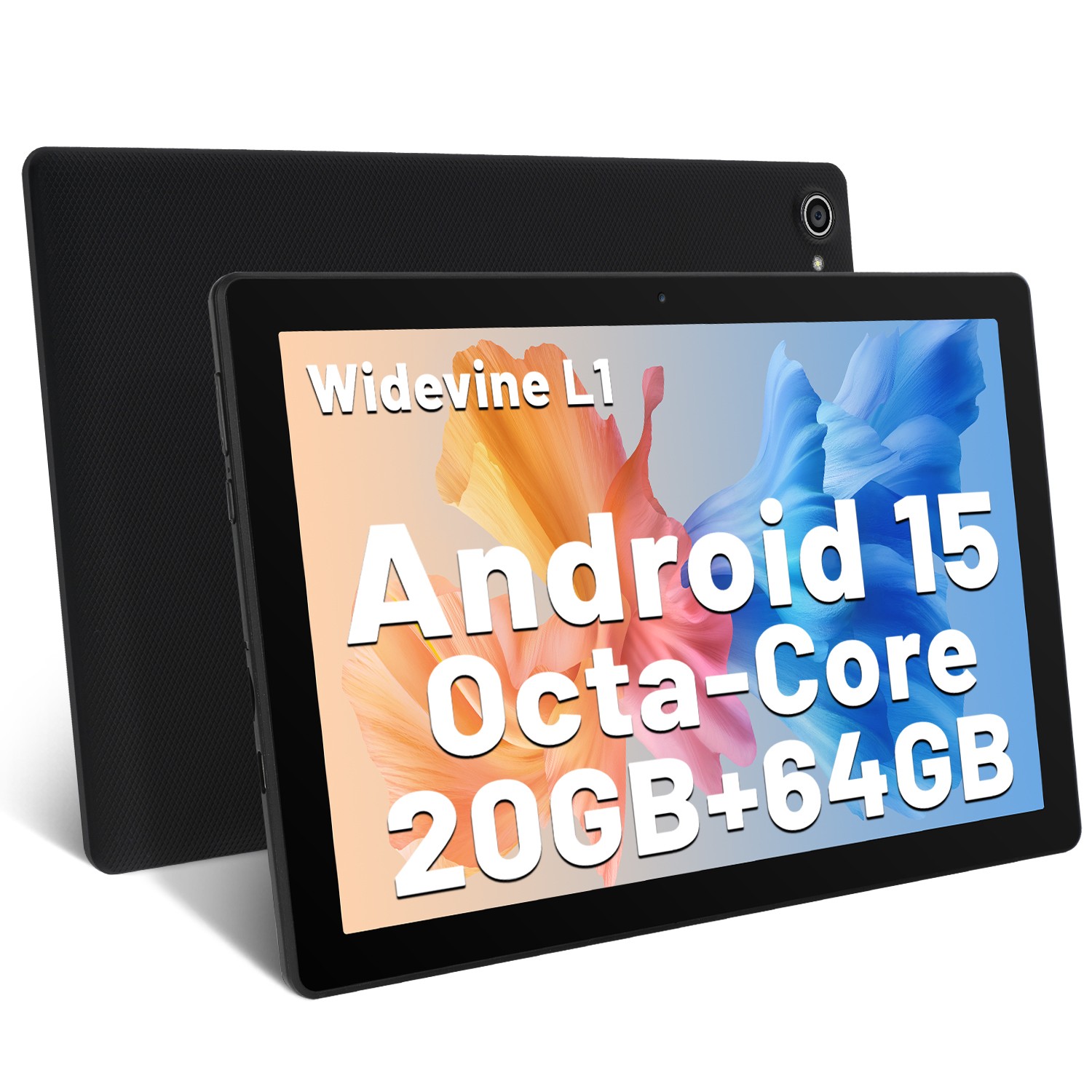 2026 Android 15 20(3+17)GB RAM 64GB ROM Dual Camera WIFI BT 10.1 inch Tablet