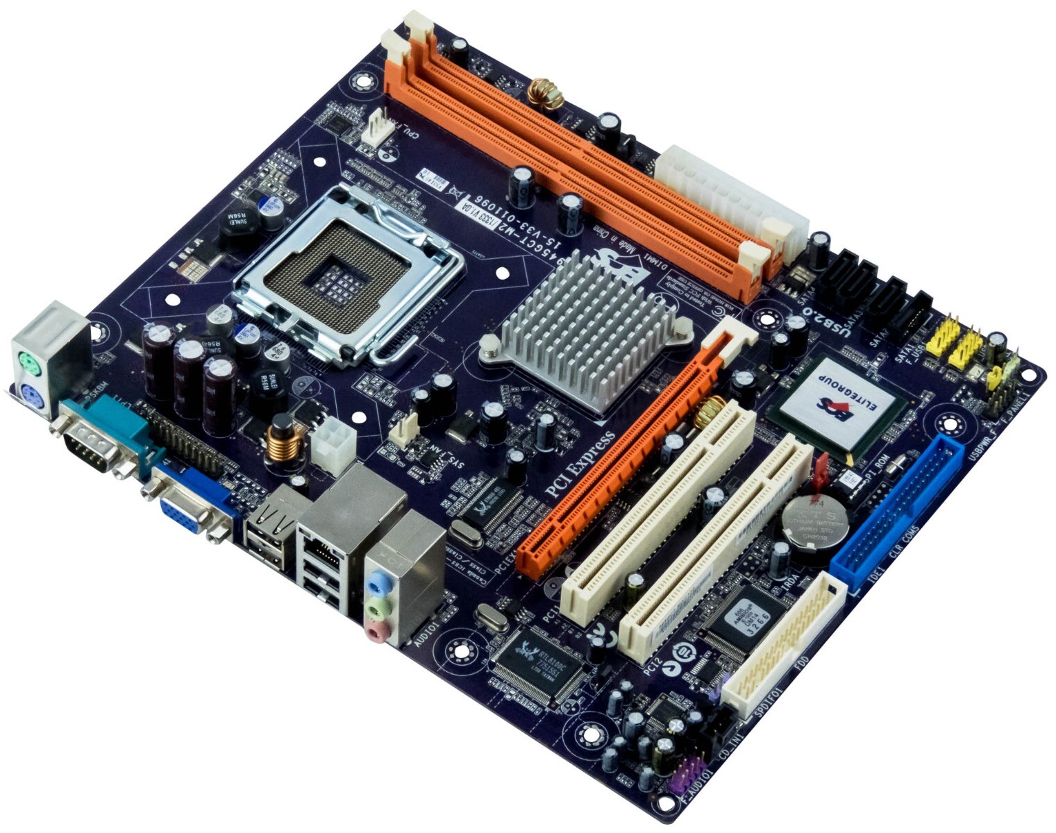 ECS 945GCT-M2/1333 V1.0A LGA775 2x DDR2 PCIe 2x PCI mATX MOTHERBOARD