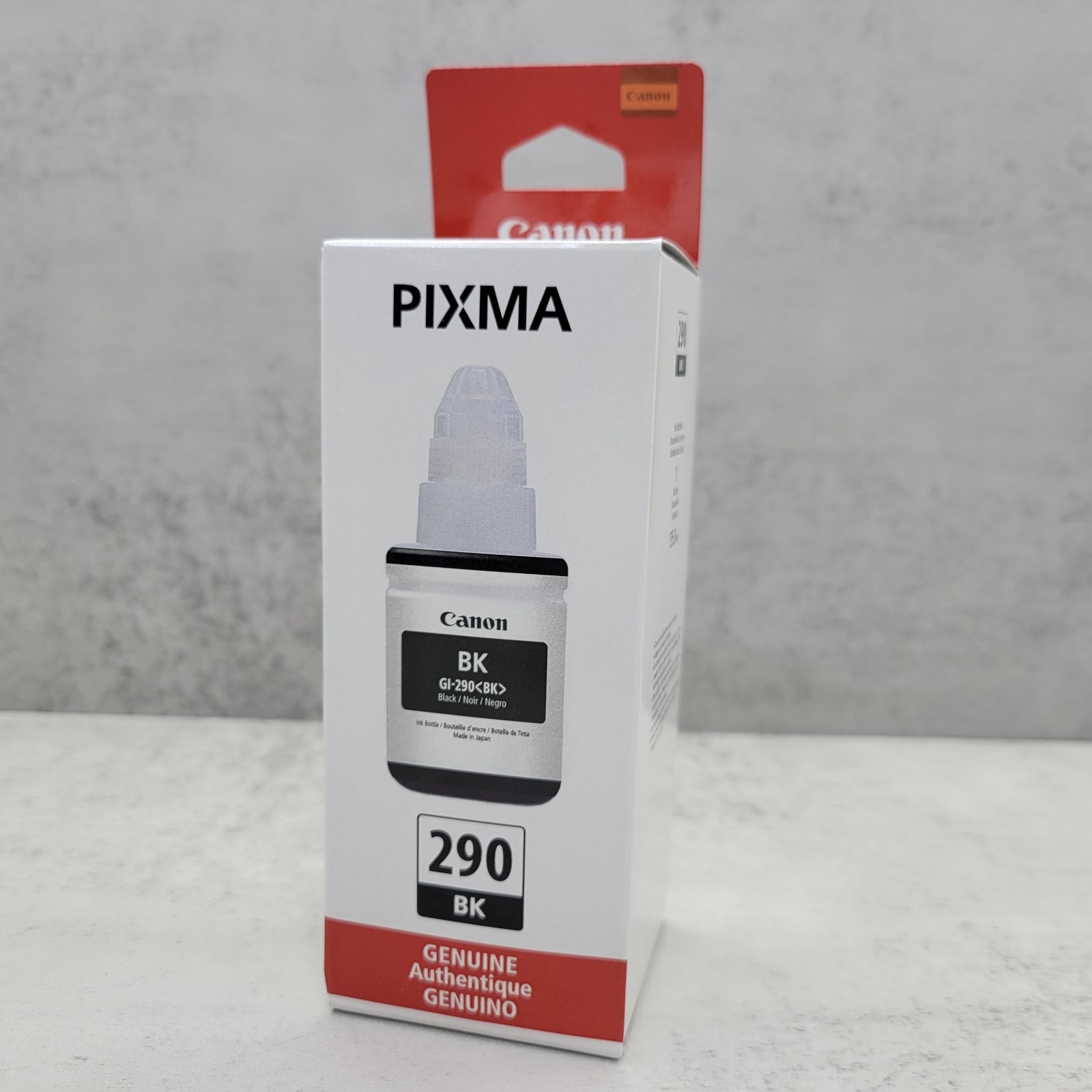 Canon GI-290 Black Genuine Ink Bottle, Compatible with Megatank PIXMA™