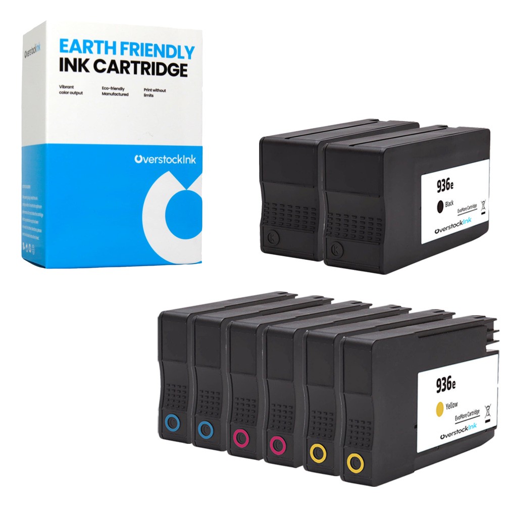 OSI 8-Pack Compatible 936e Printer Cartridges for HP OfficeJet Pro 9135e 9125e