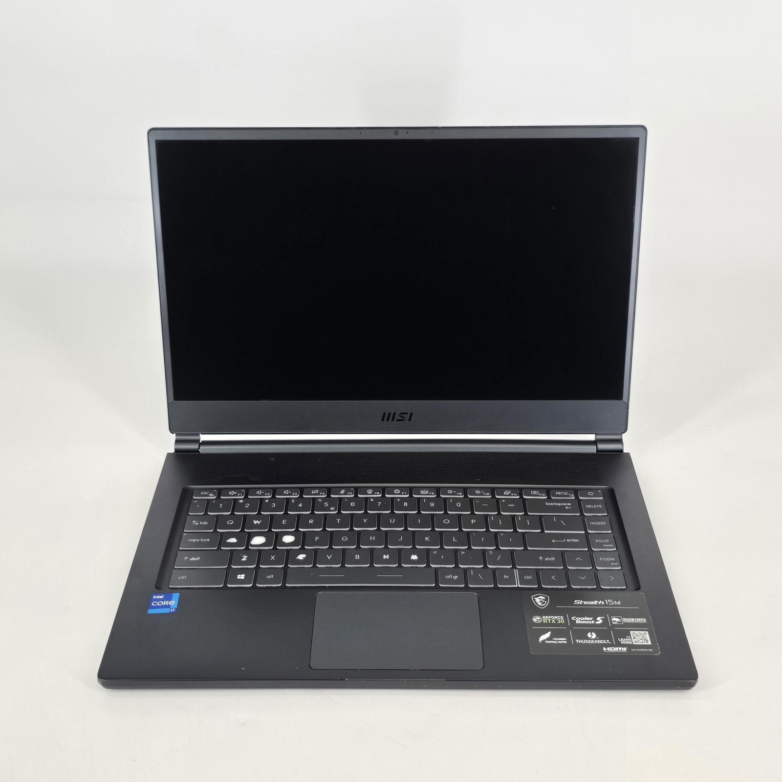 MSI Stealth 15M 15.6 FHD i7-11375H 3.30GHz 16GB 1TB SSD RTX 3060 Good
